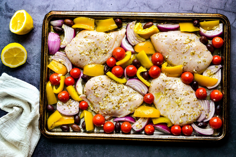 🍗Mediterranean Roast Chicken with Vegetables