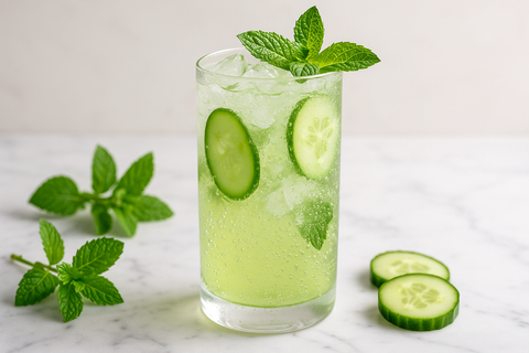 🥒 Refreshing Mint-Cucumber Mocktail