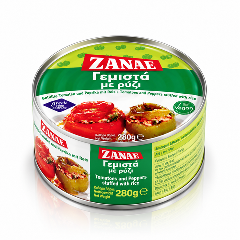 طماطم وفلفل محشوّة بالأرز من Zanae 280 جم