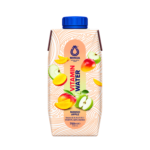 Minoa Vitamin Water Mango & Apple 750ml
