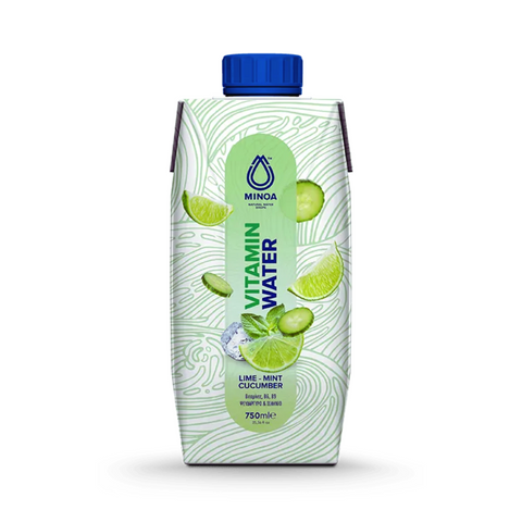 Minoa Rice Minoa Vitamin Water Lime, Mint & Cucumber 750ml – Méra Market
