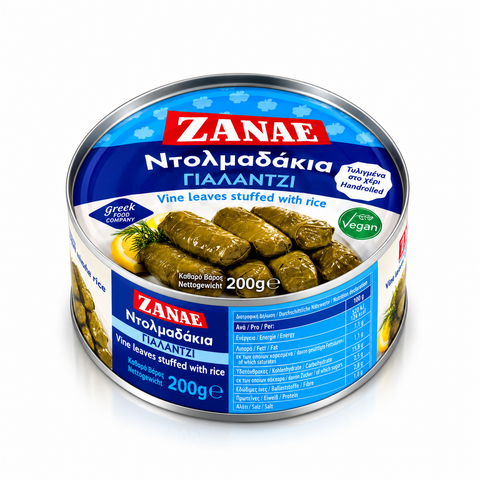 Zanae Vine Leaves Stuffed with Rice "Dolmadakia" 200g
