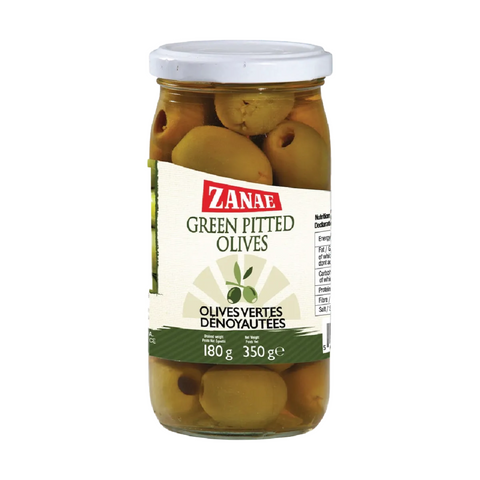 Zanae Green Chalkidiki Olives Pitted 350g